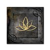 Trademark Fine Art LightBoxJournal 'Grunge Gold Crown Lotus' Canvas Art, 18x18 ALI10452-C1818GG